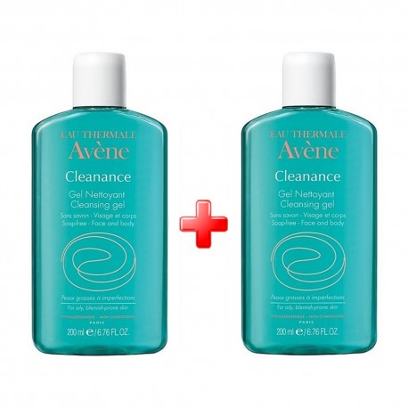 Avene Cleanance Gel Nettoyant 200 ml 2 li Avantaj Paket